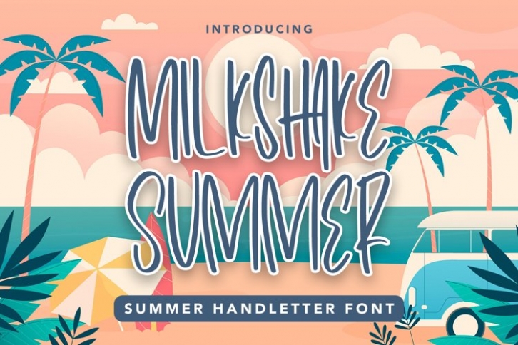 Milkshake Summer Font Download
