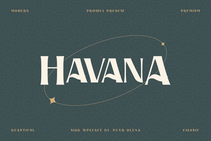 Havana Bold Serif Font Download