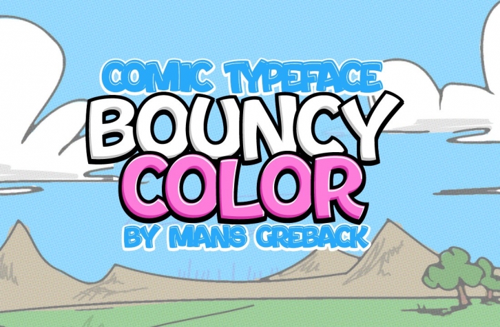 Bouncy Color – Five Color! Font Download