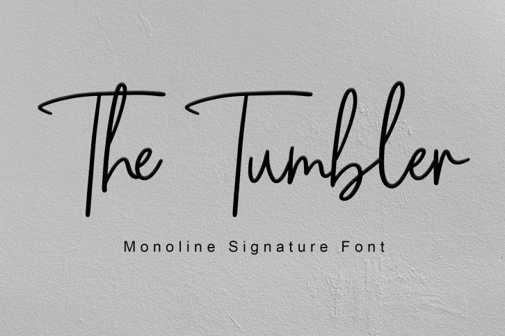 The Tumbler Font Download