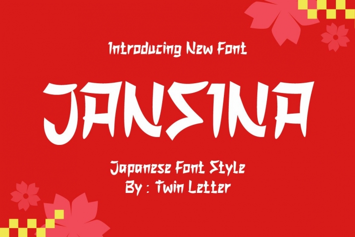 JANSINA Faux Japanese Font Download