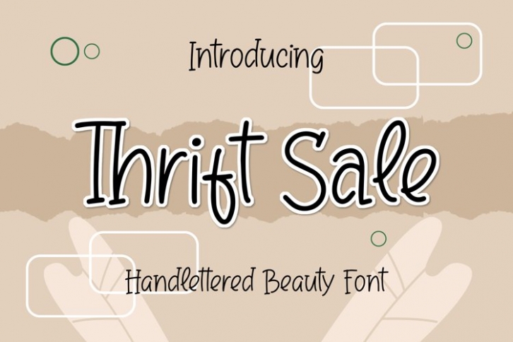 Thrift Sale Font Download
