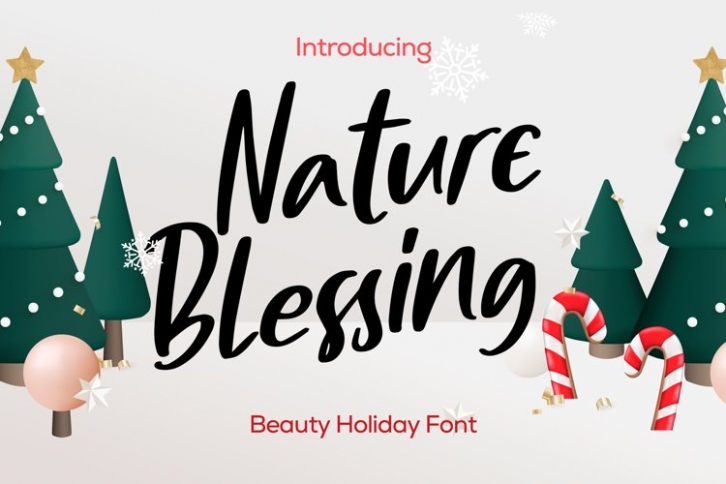 Nature Blessing Font Download