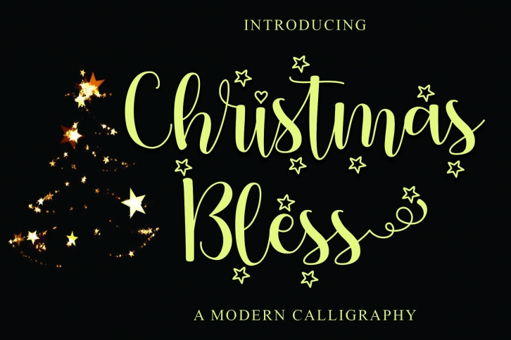 Christmas Bless Font Download