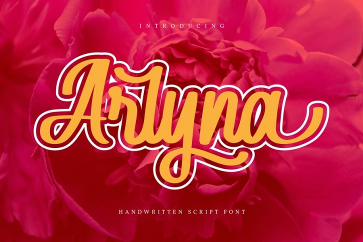 Arlyna | Handwritten Script Font Font Download