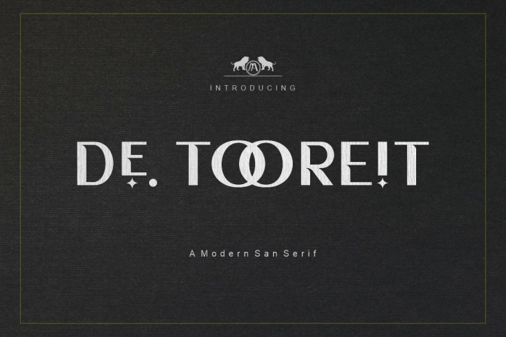 DE TOOREIT Font Download
