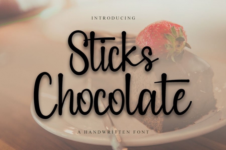 Sticks Chocolate Font Download