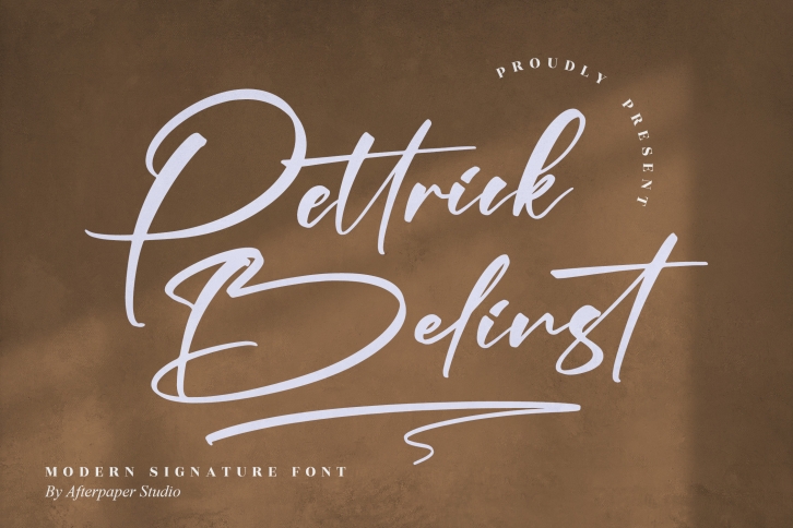 Pettrick Belinst Font Download