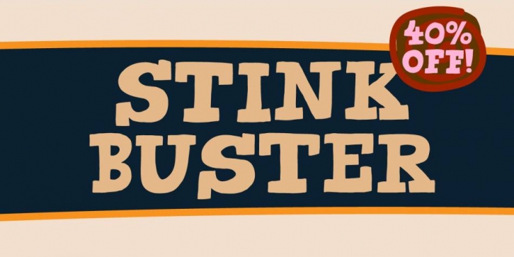 Stink Buster Font Download