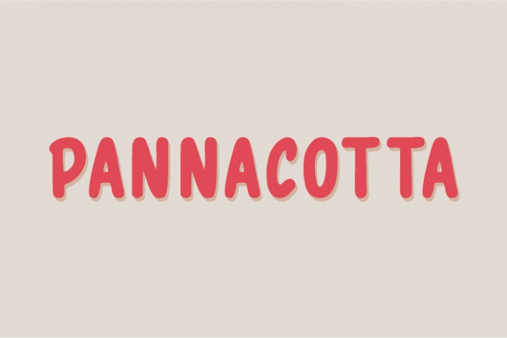 Pannacotta Font Download