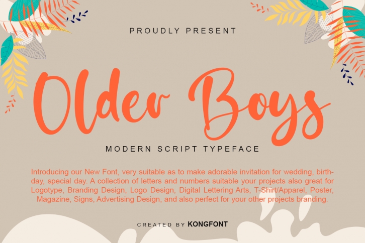 Older Boys Font Download