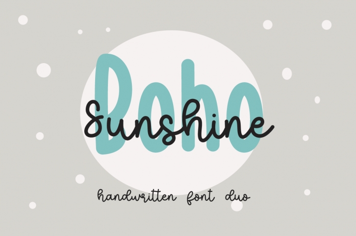 Boho Sunshine Font Download