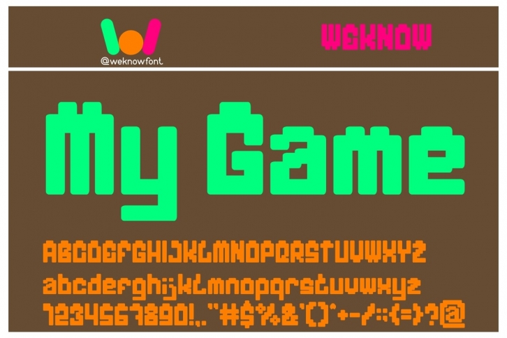 My Game Font Download