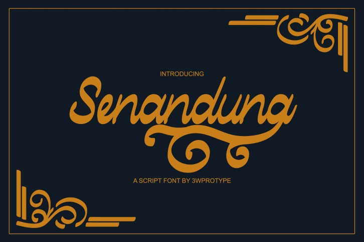 Senandung Script Font Download