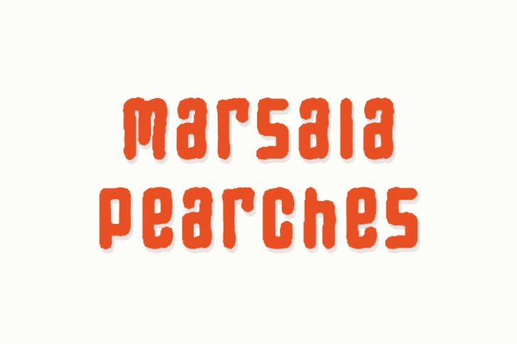 Marsala Pearches Font Download
