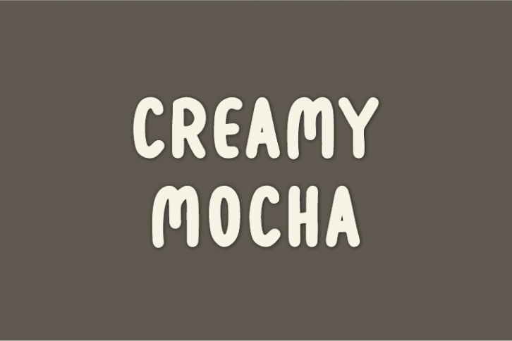 Creamy Mocha Font Download