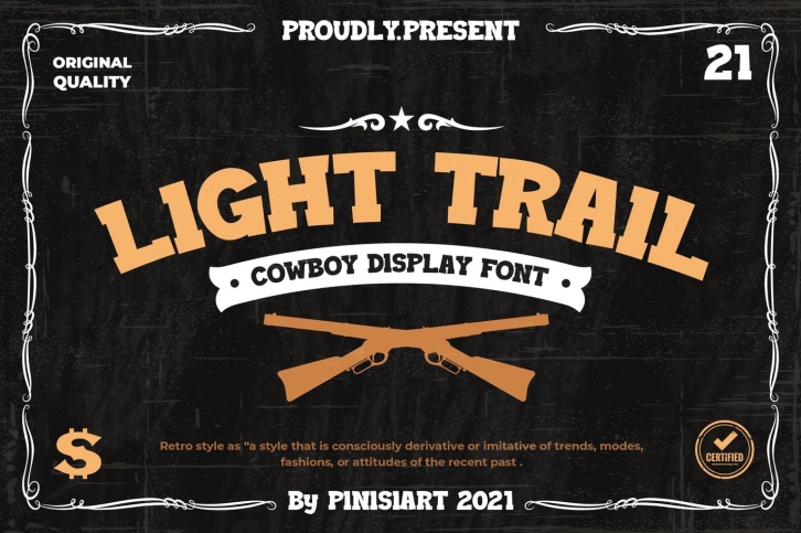 Light Trail Font Download