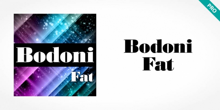 Bodoni Fat Pro Font Download
