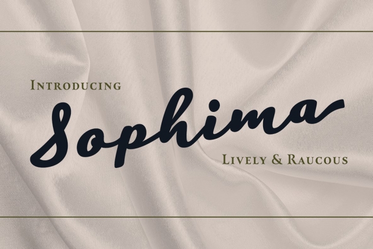 Sophima Font Download