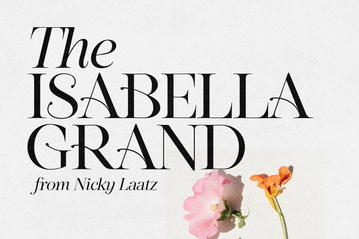 Isabella Grand Typeface Font Download