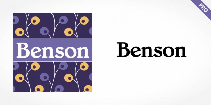 Benson Pro Font Download
