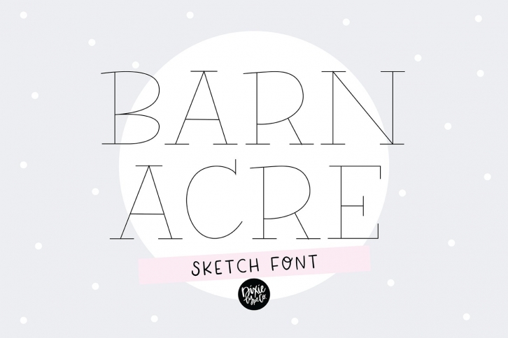 BARN ACRE SKETCH FONT Font Download