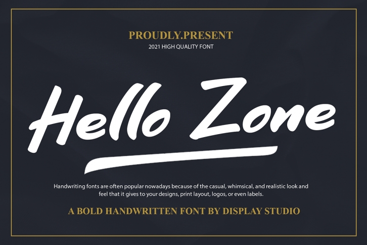 Hello Zone Font Download