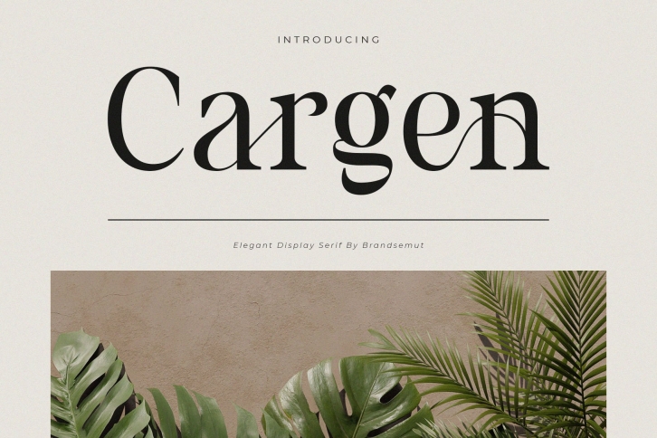Cargen Font Download