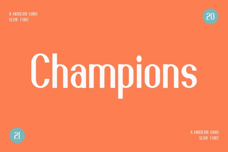 Champions - Modern Stylish Font Download