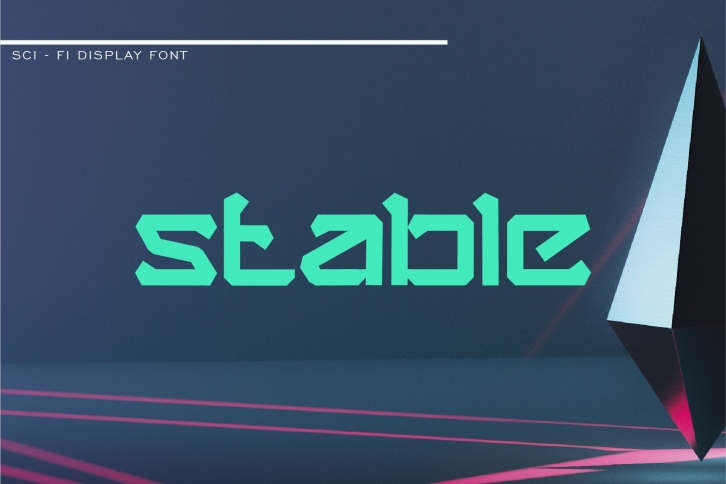 stable logo font Font Download