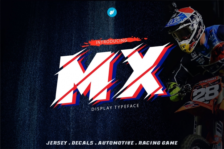MX motocross font Font Download