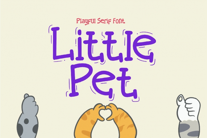 Little Pet cute font Font Download