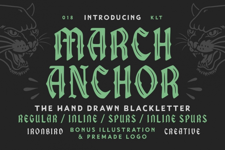 March Anchor  Bonus Font Download