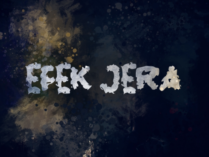 E Efek Jera Font Download