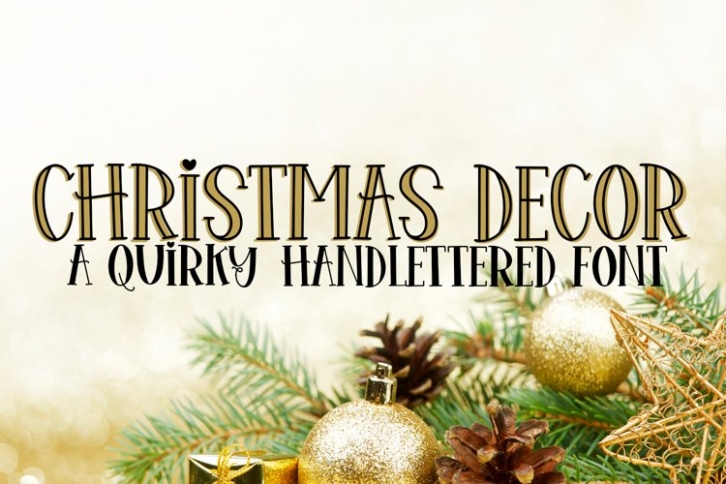 Christmas Decor Font Download