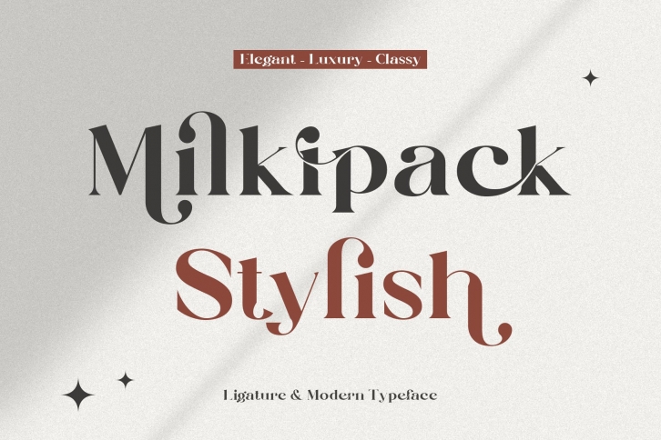 Milkipack Stylish Font Download