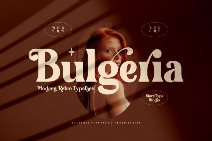 Bulgeria Typeface Font Download