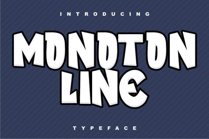 Monoton Line Font Download
