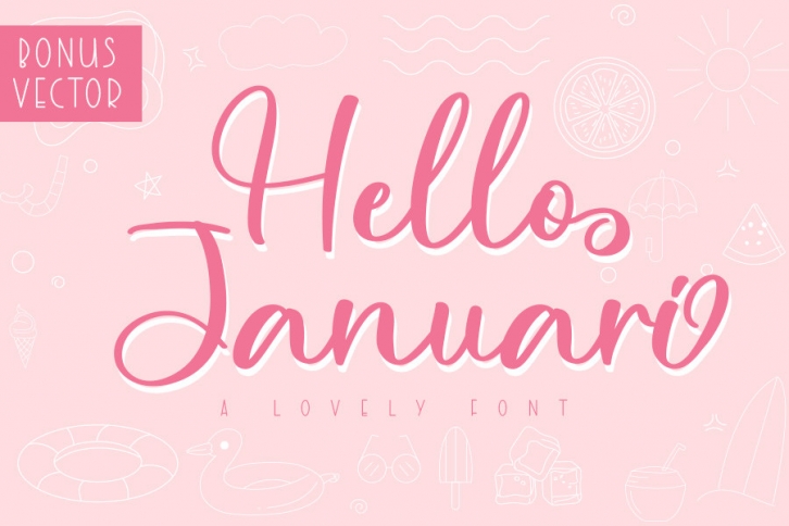 Hello Januari Font Download