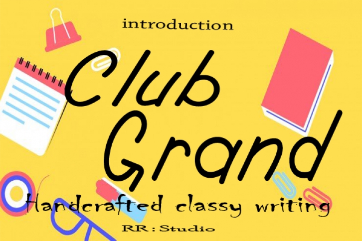 Club Grand Font Download