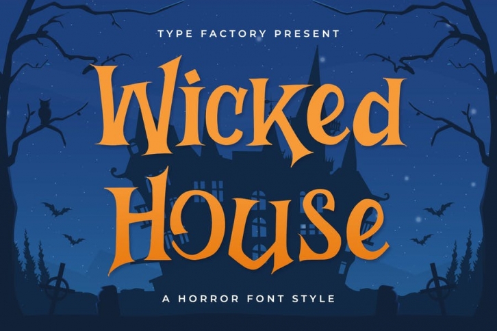 Wicked - Horror Font Style Font Download