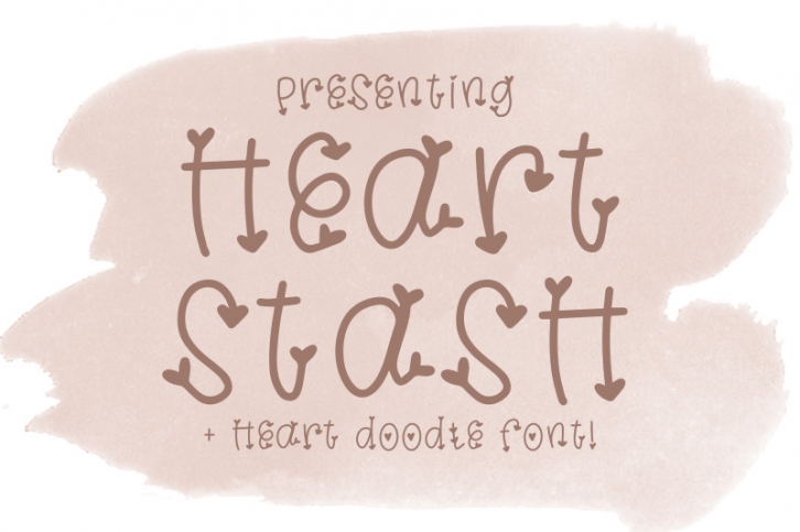 Heart Stash Font Font Download
