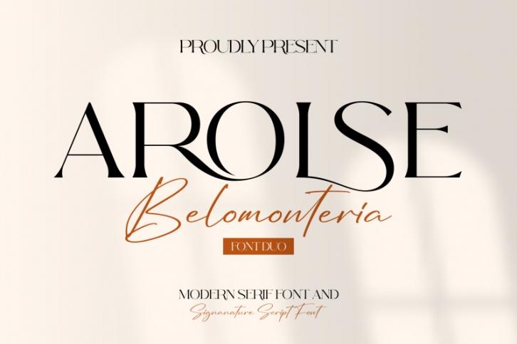 Arolse Belmonteria Typeface Font Download