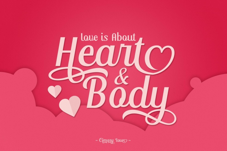Cimory Love Font Download