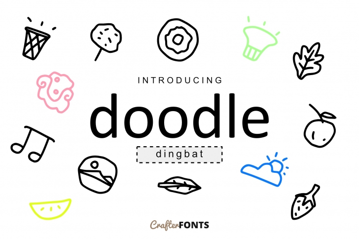Doodle Dingbat Font Download