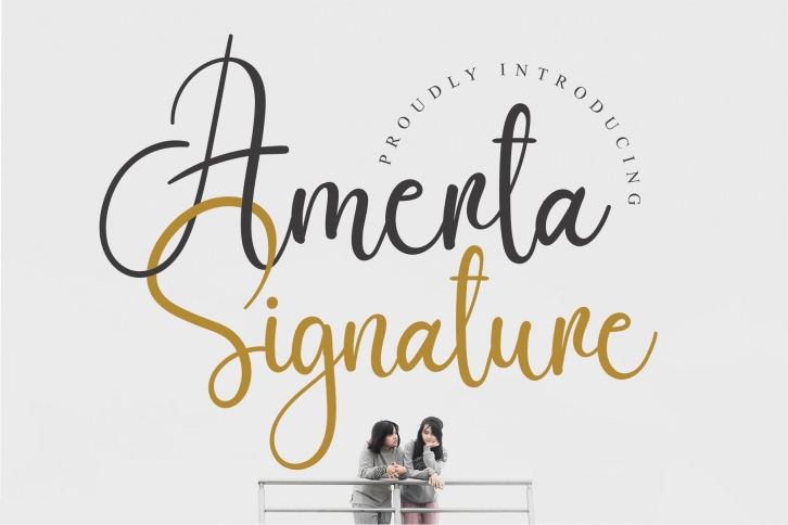 Amerta Signature Font Download