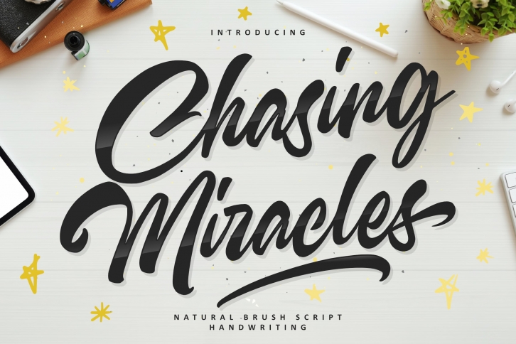 Chasing Miracles -Handwriting Script Font Download