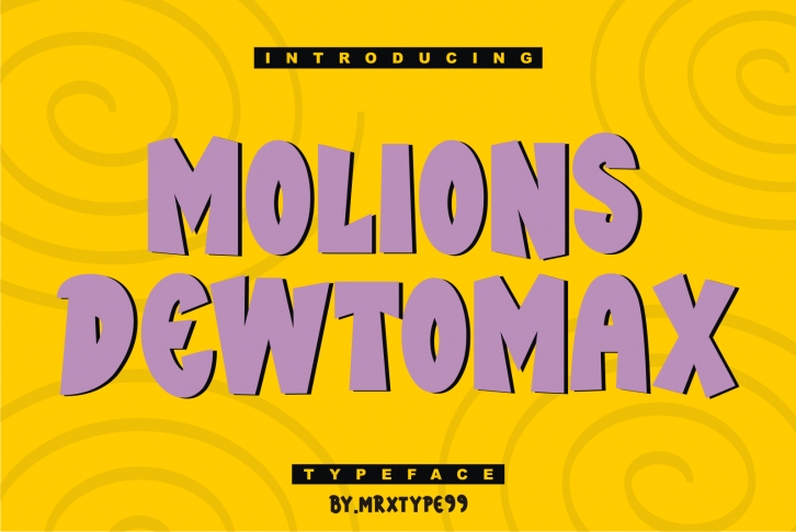 Molions Dewtomax Font Download