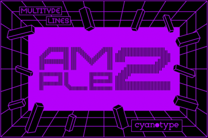 MultiType Lines Ample 2 Font Download