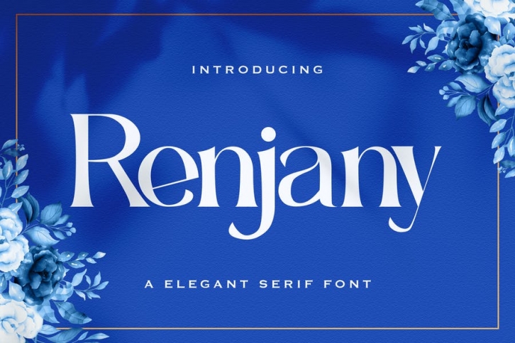 Renjany - Elegant Serif Font Font Download